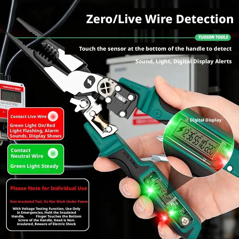Automatic Wire Stripper Cutter - Multifunctional Heavy Duty Alloy Steel Wire