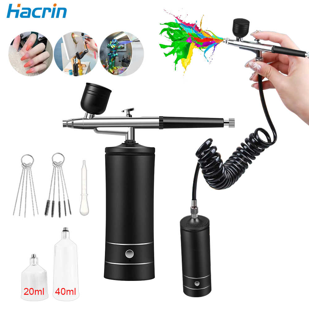 Airbrush Kit With Mini Compressor - Airbrush Nail With Compressor Portable Air