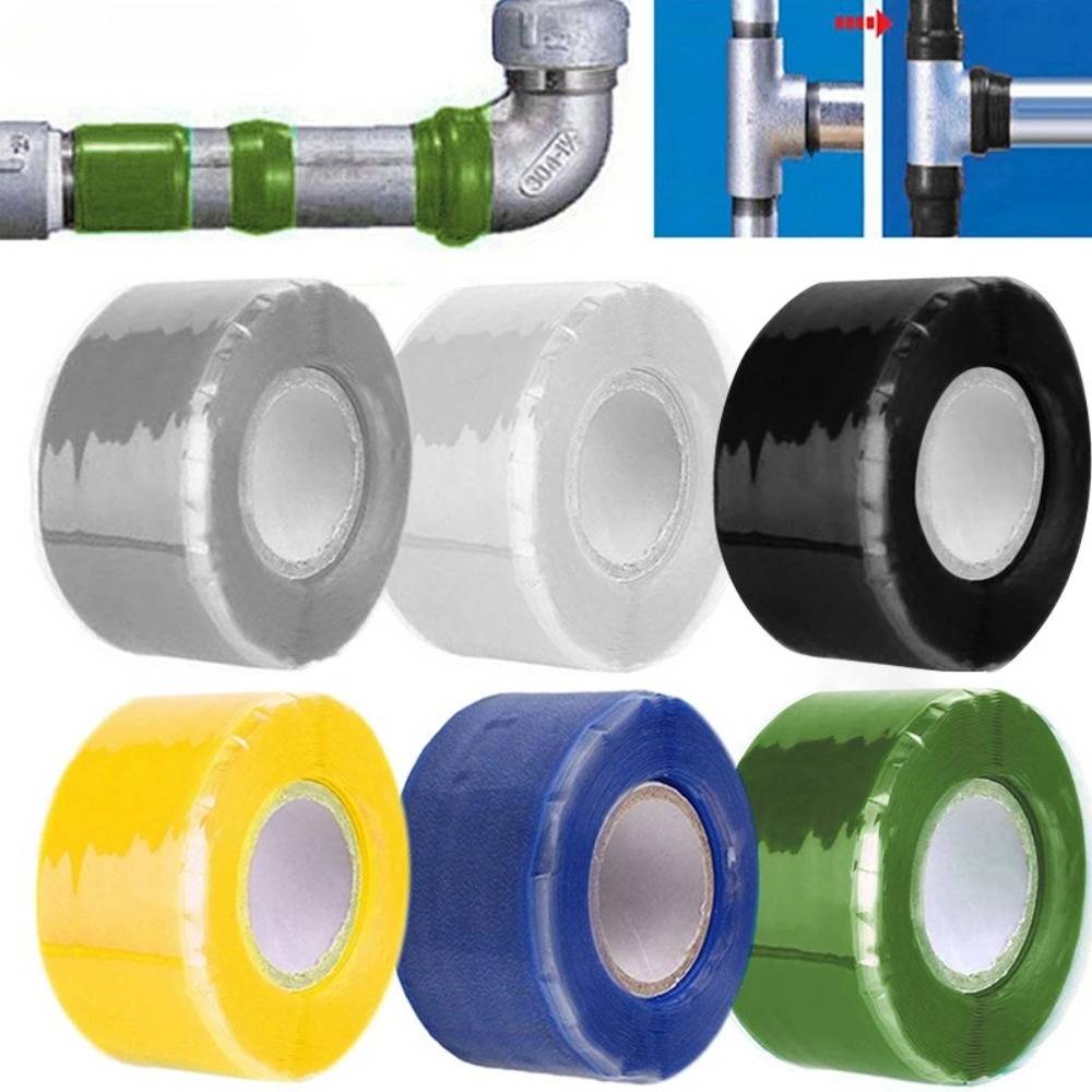 Plumbing - 1.5/3M Length Multi-Purpose Self-Adhesive Strong Black