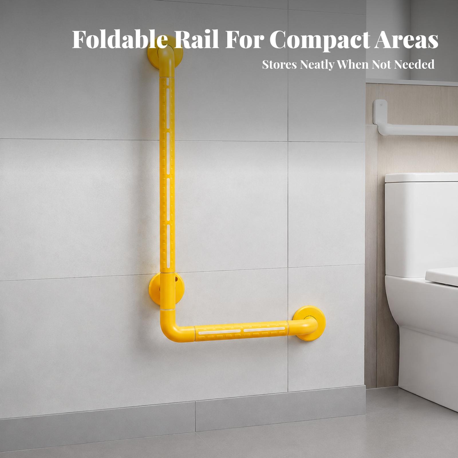 L-Shaped Grab Bar Wall-Mounted - Hardware recension och pris
