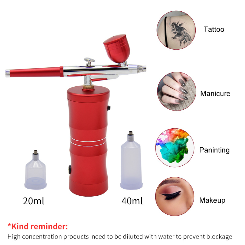 Mini Airbrush Nano Oxygen Pres - Airbrush Kit With Mini Compressor recension och pris