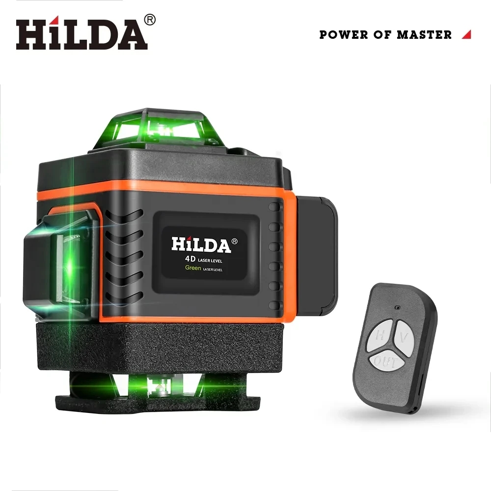 HILDA 16/12Lines 4D Laser Leve - Laser Level 16 Lines 4D Green recension och pris
