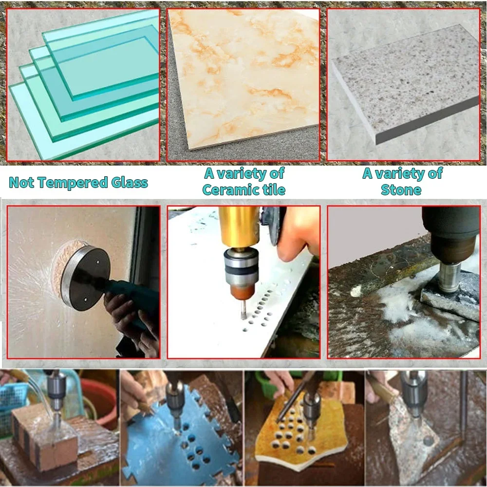 Diamond Coated Drill Bits Set  - Reciprocating Saw Attachment Drill recension och pris