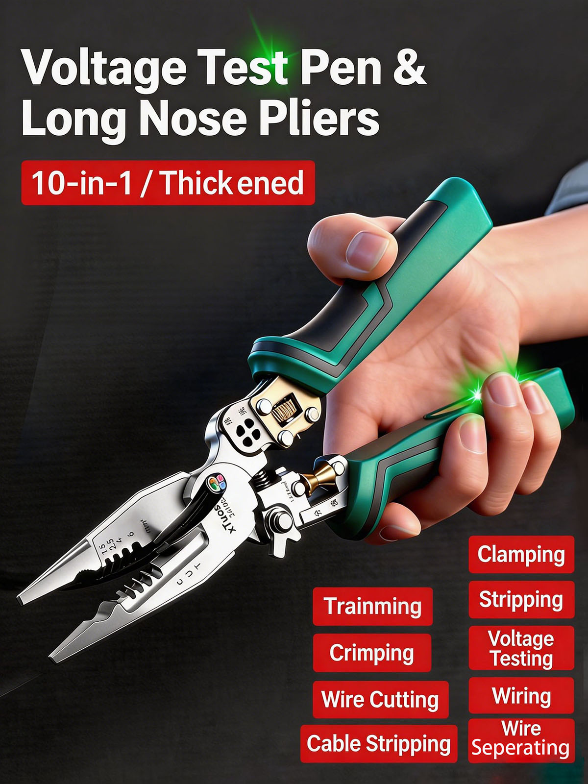 10 in 1 Multifunctional Wire S - Automatic Wire Stripper Cutter recension och pris