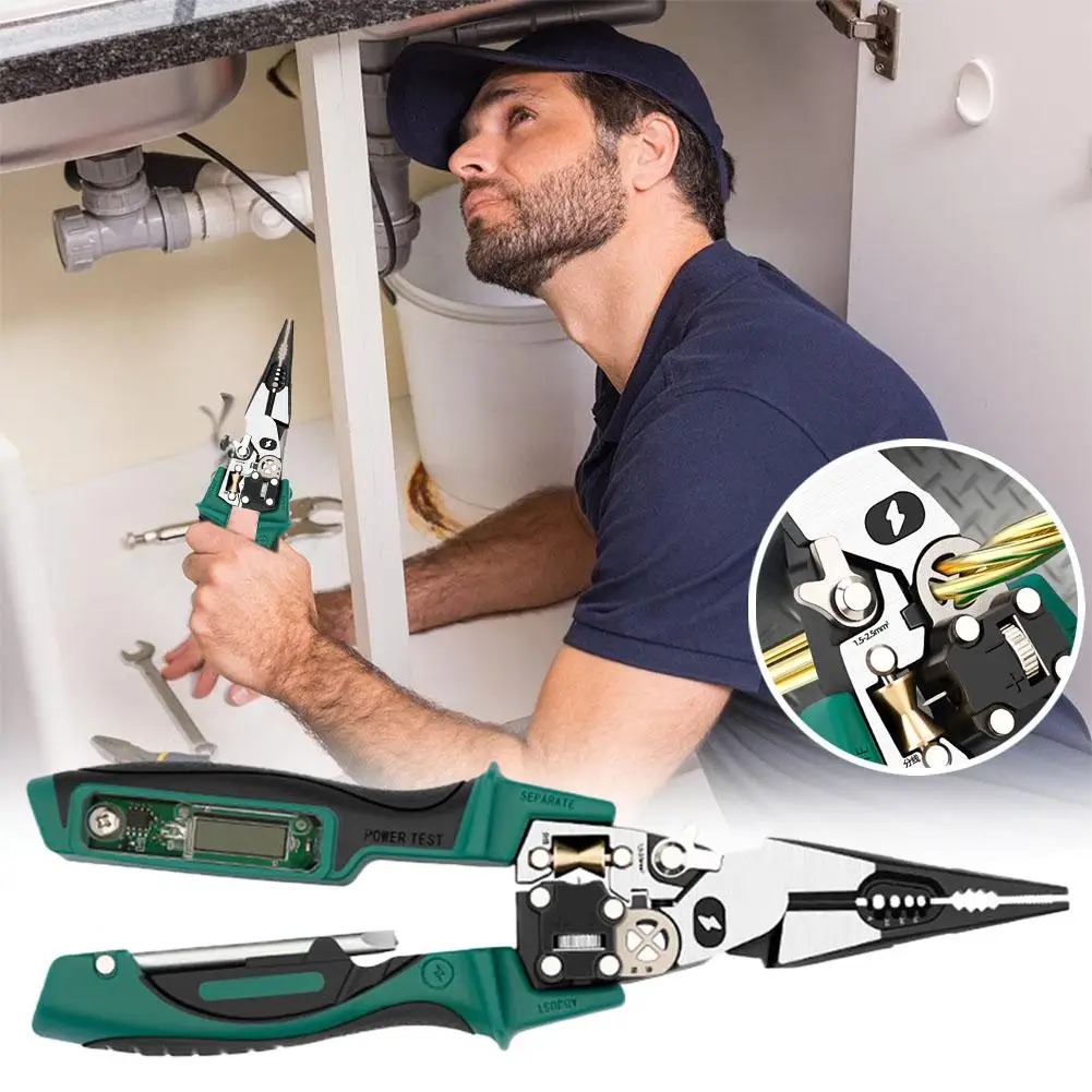 Multifunctional Heavy Duty All - Automatic Wire Stripper Cutter recension och pris