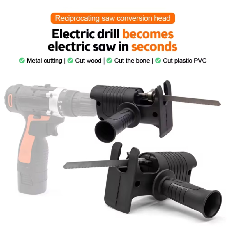 Portable Electric Drill Modifi - Reciprocating Saw Attachment Drill recension och pris