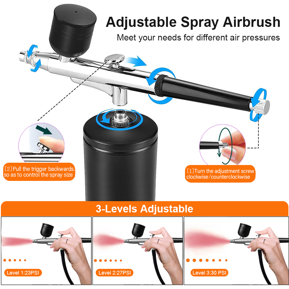 Airbrush Nail With Compressor  - Airbrush Kit With Mini Compressor recension och pris