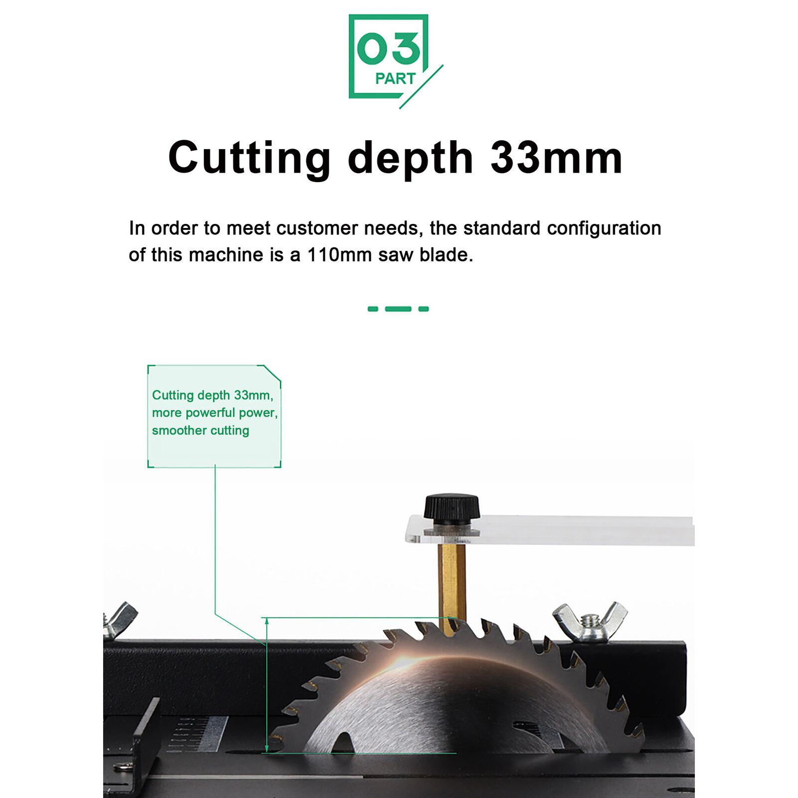 Compact 4 Inch Circular Mini T - Mini Table Saw For Woodworking recension och pris