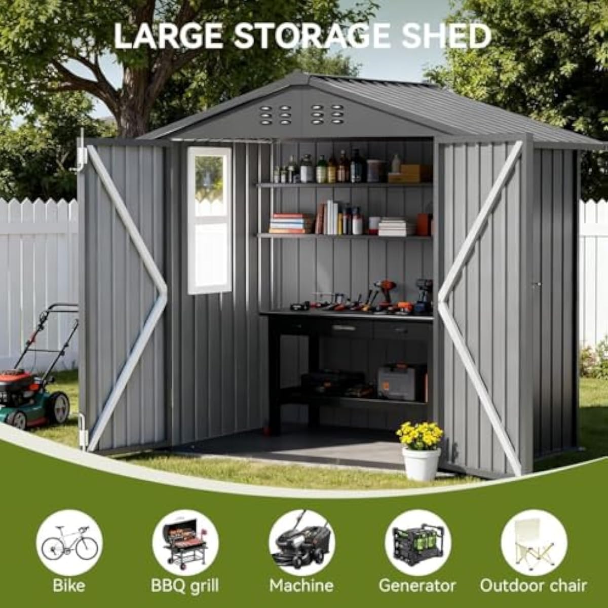 Weatherproof Galvanized Steel  - Garden Tools recension och pris