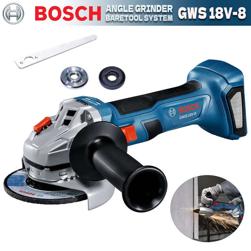 BOSCH GWS 18V-8 Cordless Angle - Brushless Angle Grinder Battery Powered recension och pris