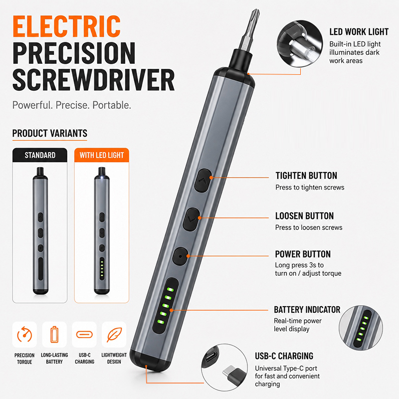 68 in 1 Precision Electric Scr - Electric Screwdriver Rechargeable Usb recension och pris