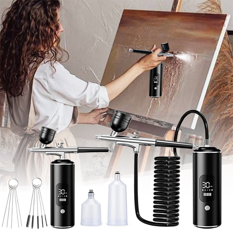 Airbrush with Compressor Airbr - Airbrush Kit With Mini Compressor recension och pris