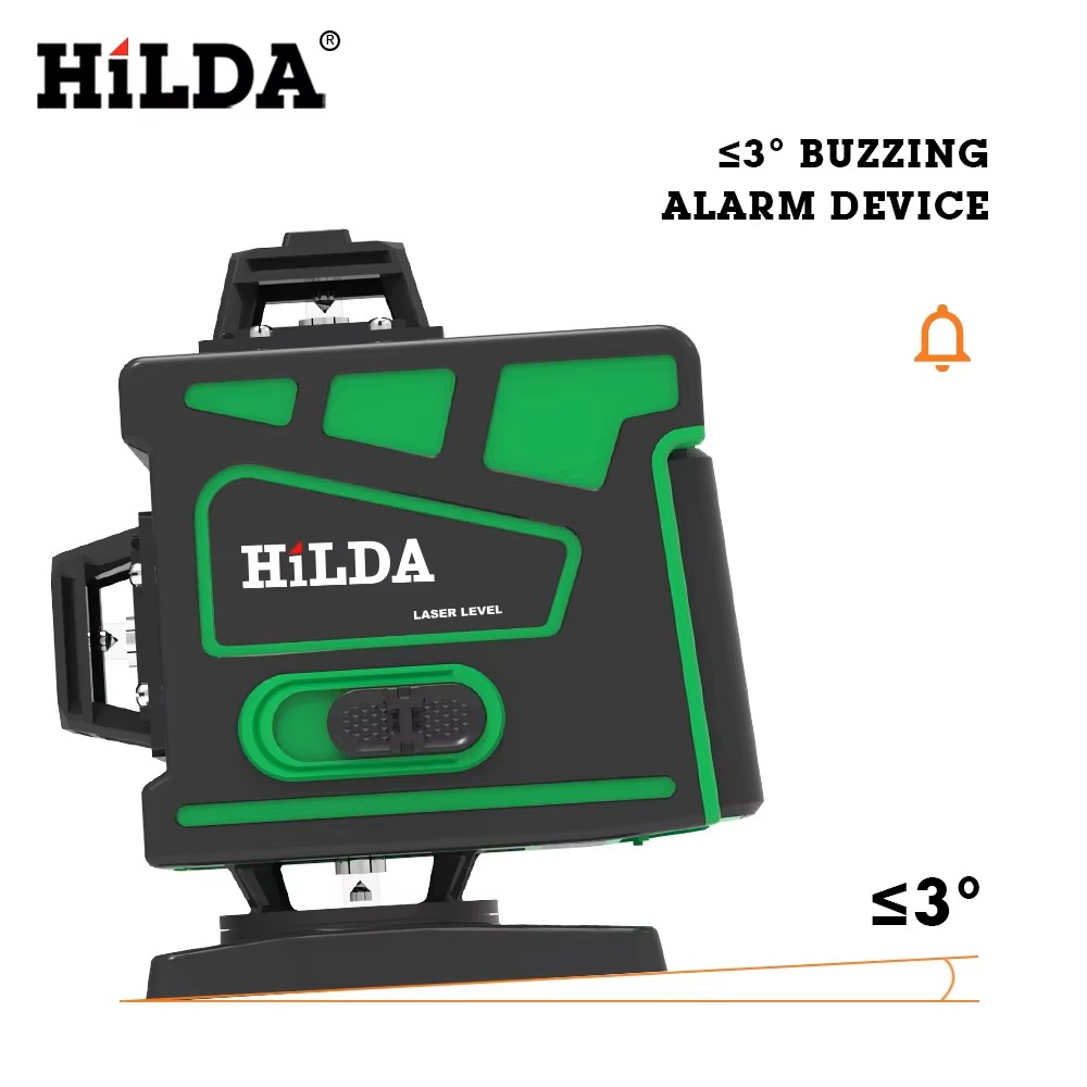 HILDA 16/12 Lines Super Powerf - Laser Level 16 Lines 4D Green recension och pris