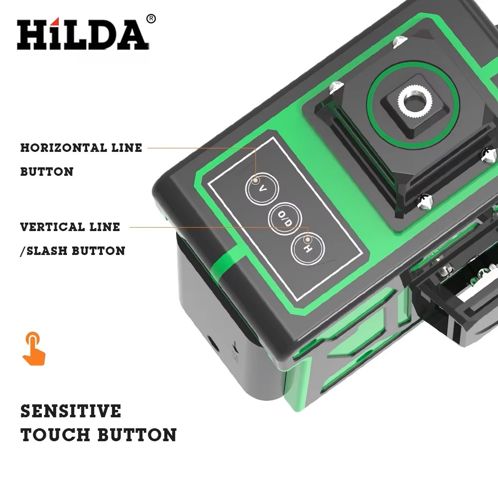 HILDA 16/12 Lines Super Powerf - Laser Level 16 Lines 4D Green recension och pris