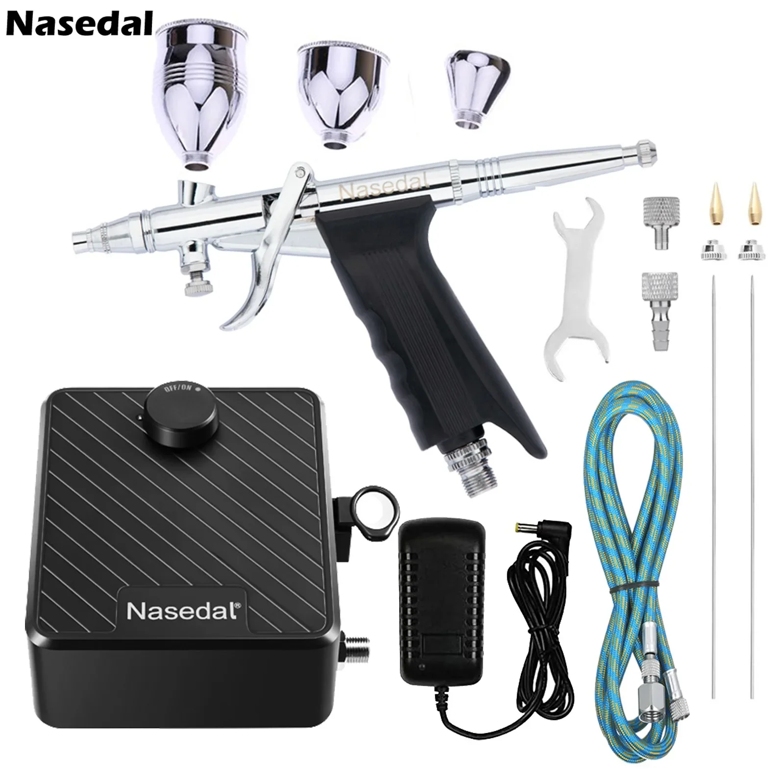 Nasedal Airbrush Air Compresso - Airbrush Kit With Mini Compressor recension och pris